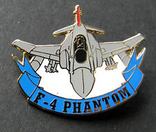 MCDONNELL DOUGLAS F-4 PHANTOM AIRCRAFT CUT-OUT LAPEL PIN 1.25 inches picture