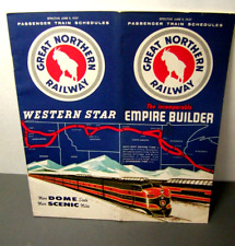 GREAT NORTHERN RAILWAY PASSENGER PUBLIC TIMETABLE June 1957-NEAR MINT picture