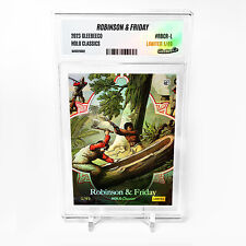 ROBINSON & FRIDAY Crafting a Vessel GleeBeeCo Robinson Crusoe Card #RBCR-L /49 picture