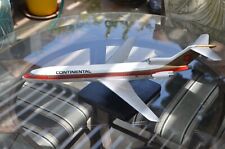 CONTINENTAL AIRLINES 727 INFLIGHT MODEL WITH STAND 18.5