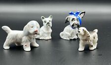 Miniature Porcelain or China Dog Figurines  picture