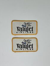 Valujet Airlines Patches (2 Total) Vintage Aviation Very Good Condition  picture