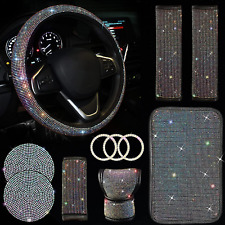 11 Pcs Bling Car Accessories Set,Bling Car Accessories Set for Women, Bling Stee picture