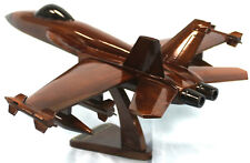 F18 Hornet  Wooden Model Airplane Mahogany-W- Personalized Plaque picture