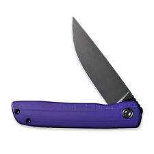 Civivi Knives Bo Liner Lock C20009B-5 Black Nitro-V Stainless Steel Purple G10 picture