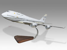 Boeing 747-400 Sultan of Brunei Ver 2 Solid Mahogany Wood Handmade Desktop Model picture