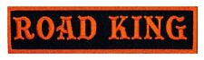 ROAD KING HARLEY DAVIDSON EMBROIDERED BIKER PATCH (SEW ON -4.0 X 1.0) Pack of 2 picture