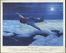 Peashooter Curtiss P-36A Hawk 1937-1942 Hubbell print 1962 picture