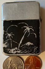 Vintage Metal Lighter, 1946-47, Guam, Art, Made in USA, Matawan Lighter Company picture