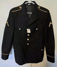 NWT ASU Army Dress Uniform Coat Jacket Size 40R PFC Rank Needs Dry Cleaned picture