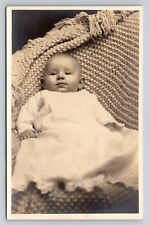 RPPC Named Baby David Justin Russell Old Vtg Cute Photo Postcard c. 1910 to 1930 picture