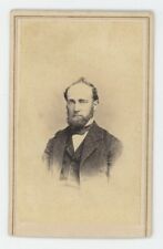 Antique CDV Circa 1860s Handsome Man With Chin Beard in Suit San Francisco, CA picture