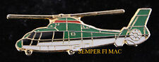 AEROSPATIALE AS-365 N HELICOPTER HAT LAPEL PIN UP DAUPHIN PILOT CREW GIFT SOLO picture