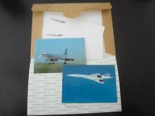 AIR FRANCE CONCORDE AIRPLANE STATIONARY PACK & POSTCARDS WRITING PAPER ENVELOPES picture