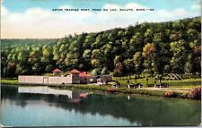 Astor Trading Post Fond Du Lac Duluth Minnesota Minn Old Car Reflection Postcard picture