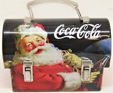 2013, Coca Cola Small Metal Christmas Lunch Pail. picture