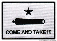 COME AND TAKE IT FLAG PATCH TEXAS REVOLUTION embroidered iron-on GONZALES CANNON picture