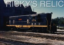 Color Photo CSS&SB #5778 EMD GP7 Chicago South Shore Michigan City IN 1972 picture