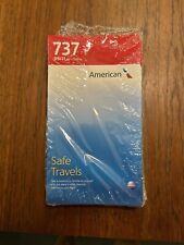 BRAND NEW B737 AMERICAN AIRLINES 50 SAFETY INFORMATION CARDS  picture