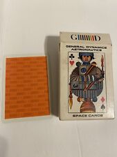 Vintage General Dynamics Astronautics Playing Card Deck Cool Art Designs GD picture