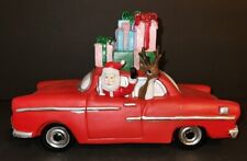 Santa Ashland Merry Memories Noel Car Reindeer Delivering Presents Christmas  picture