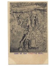c1900 Men In Mines Occupational Joplin Missouri MO Albertype Postcard picture