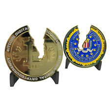 BL5-024 Busted Challenge Coin Financial Crime Task Force CryptoCurrency FBI JTTF picture