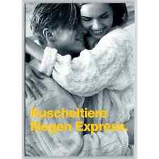 Lufthansa Express Hugging Cuddling Love Her Again DIN-A-6 Airline Issue Postcard picture