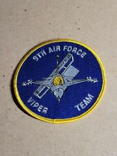 9th Air Force Viper Team Military Patch Collectable  picture