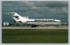Servivensa Boeing B-727-22 YV-763C Airplane Miami Intl Airport Vtg Postcard P6 picture