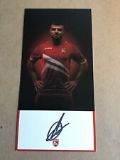 Liam Walker, Gibraltar 🇬🇮 Lincoln Red Imps 2022 hand signed picture
