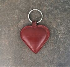Vintage DHL Leather Keychain Stuffed Heart Shape  Advertisement picture