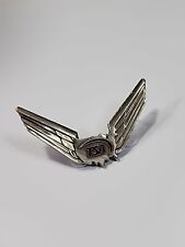 TSA Trans States Airlines Pilot's Wings Badge Pin USA Map Defunct April 2020 picture