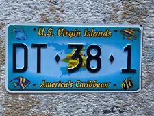 ST. THOMAS US Virgin Islands 2005 LICENSE PLATE ~ America's Caribbean USVI DT381 picture