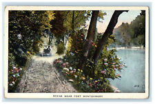 1925 Carriage Scene Near Fort Montgomery Posted Vintage Postcard picture