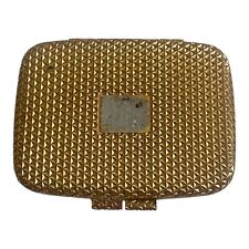 VTG 1960s REVLON Petite Compact Powder Case VAN CLEEF & ARPELS Mirror Gold Tone picture