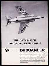 1964 Hawker Siddeley Buccaneer D Mk2 RAF R.A.F. fighter plane photo print ad picture