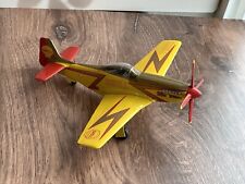 P-51 MUSTANG AIRCRAFT MODEL SHELL LIMITED EDITION YELLOW  METAL picture