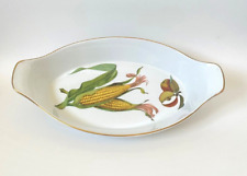 1961 Vintage Royal Worcester Oval Dish Oven to Table Serving Porcelain England picture