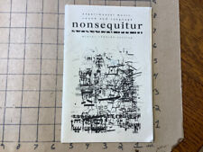nonsequitur - experimental music, sound & language: CATALOG 1993-1994; 14pgs picture