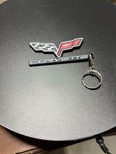 Chevrolet Corvette Logo Key Chain C1 C2 C3 C4 C5 C6 C7 C8 C9 3d printed 4 colors picture