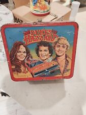 Vintage Dukes Of Hazzard Metal Lunch Box Thermos 1980 Aladdin Bo Luke Daisy Duke picture
