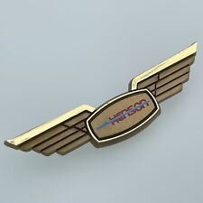 Henson Airlines Plastic Jr Pilot Flight Attendant Wings Pin Collectible Defunct picture