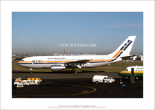 TAA Airbus A300B4-203 A3 Art Print – Departing Sydney – 42 x 29 cm Poster picture