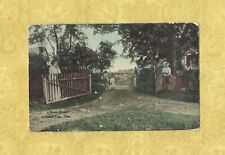 CT Sound View rare 1908-19 postcard RUSTIC SCENE MOM & KIDS CONN picture