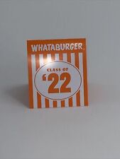 Whataburger Class of 2022 Table Tent Brand New picture