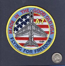 A-7 A-7D A-7E CORSAIR II US NAVY USAF ANG Vought Attack Squadron Aircraft Patch picture