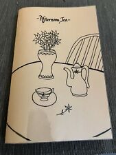 Afternoon Tea laminated paper menu 1980s from John Stone's Inn Ashland MA picture