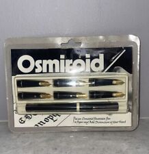 Vintage OSMIROID Master Calligraphy Set  6 Piece  Nibs picture