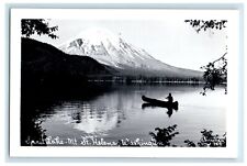 c1940's Spirit Lake Mt. St. Helens Washington WA, Christian RPPC Photo Postcard picture